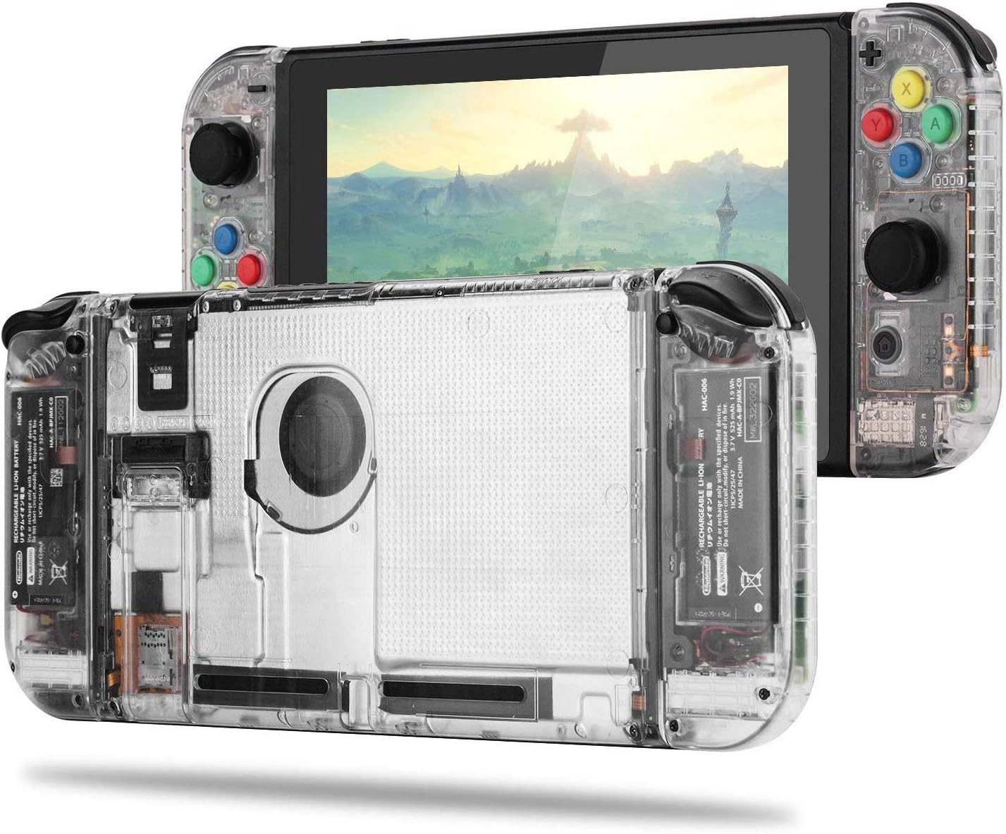 Nintendo Switch 本体 スケルトン シェル交換品 Nintendo Switch 本体 スケルトン シェル交換品